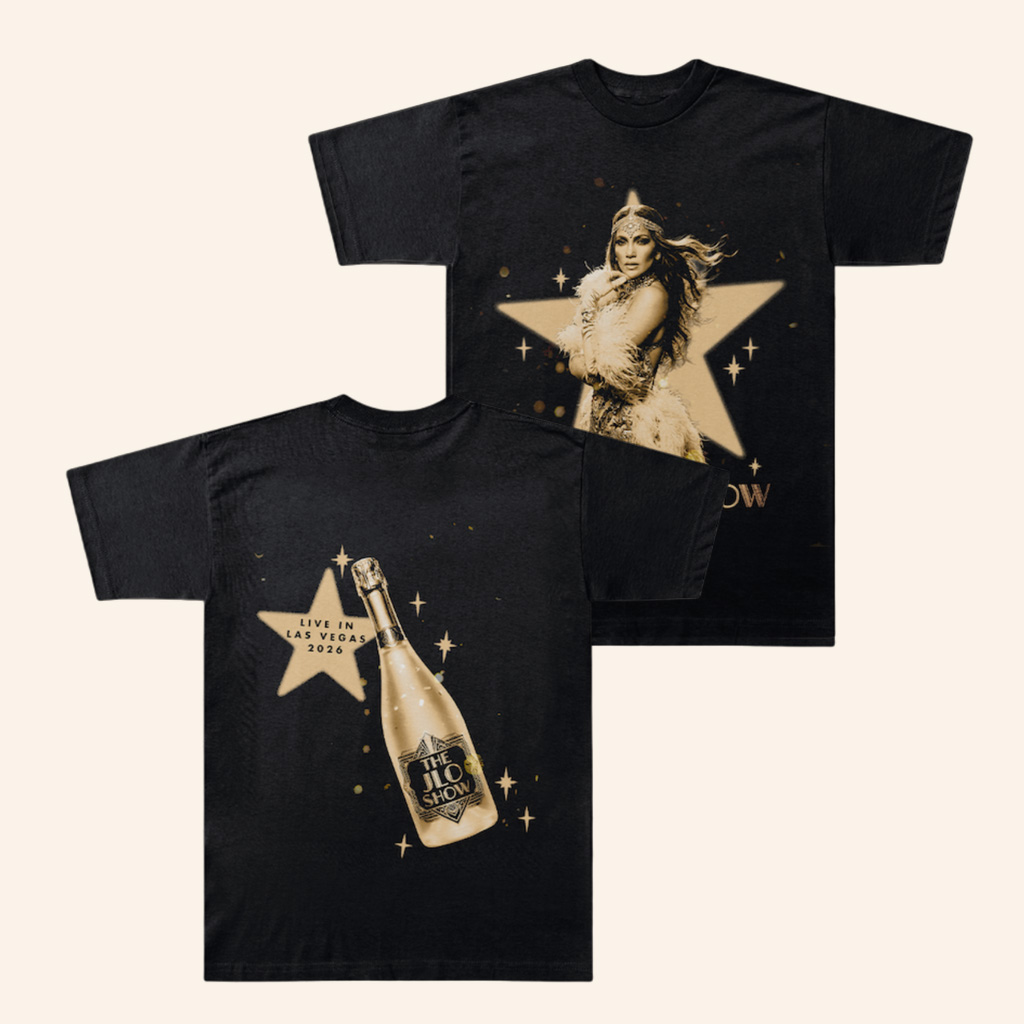 Jennifer Lopez Merch NYE Champagne T-Shirt Live Is Las Vegas 2026 Shirt Gifts For Music Fans