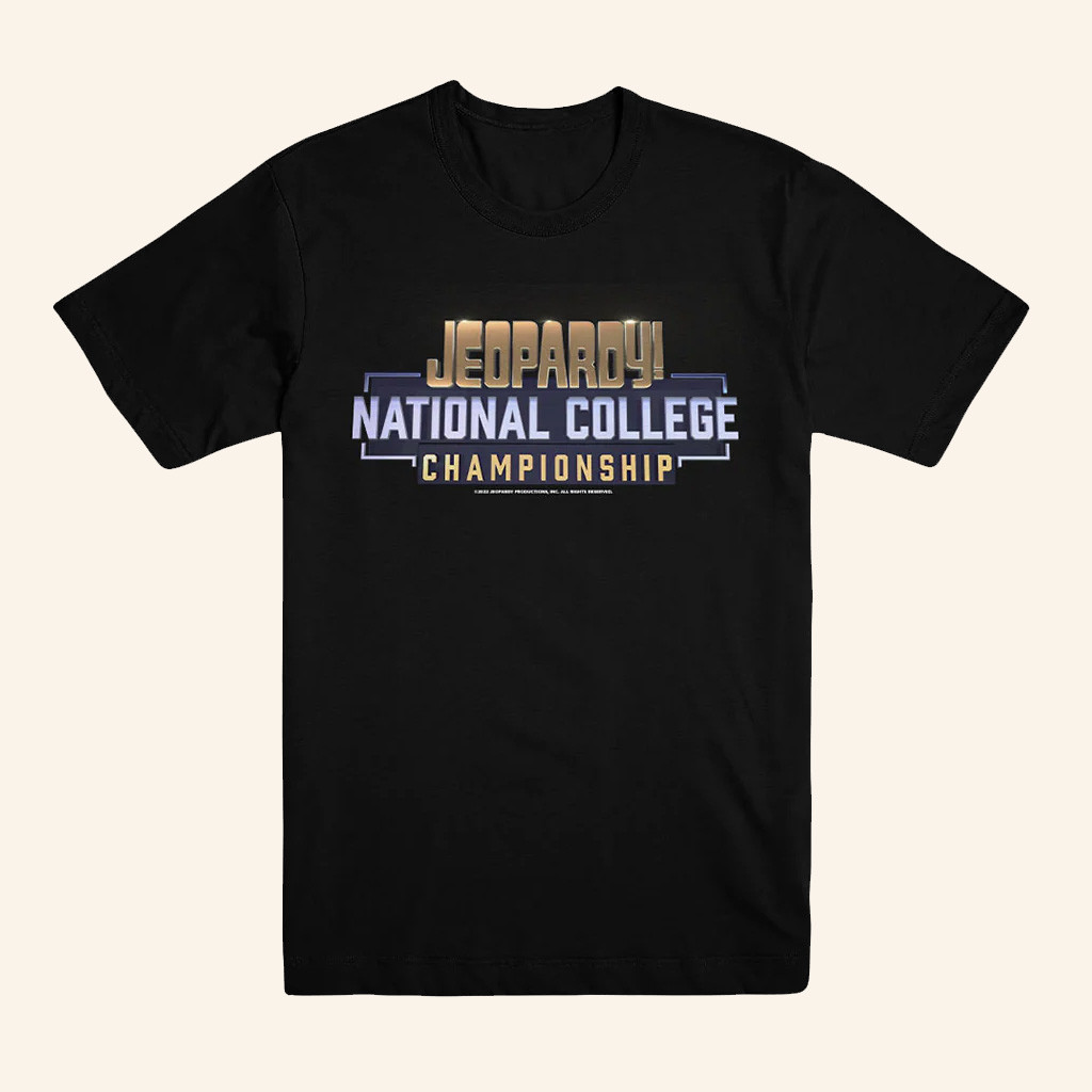 Jeopardy Merch Jeopardy College Tournament T-Shirt Present For Brother