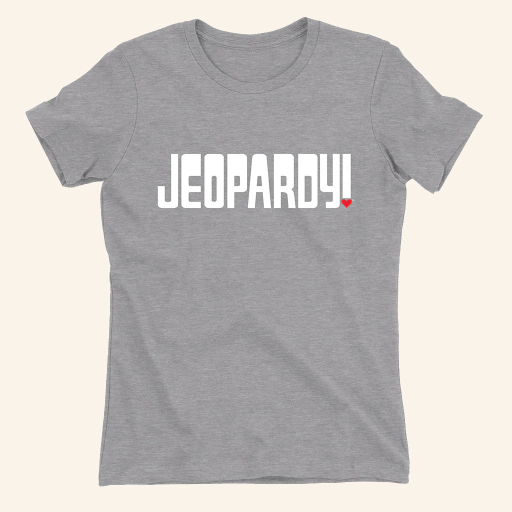 Jeopardy Merch Jeopardy Heart Logo T-Shirt Present For Wife