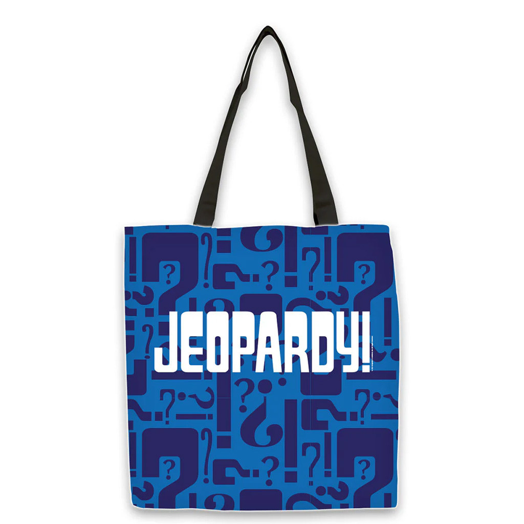 Jeopardy Merch Jeopardy Logo Print Tote Bag Gift Ideas For Girlfriend