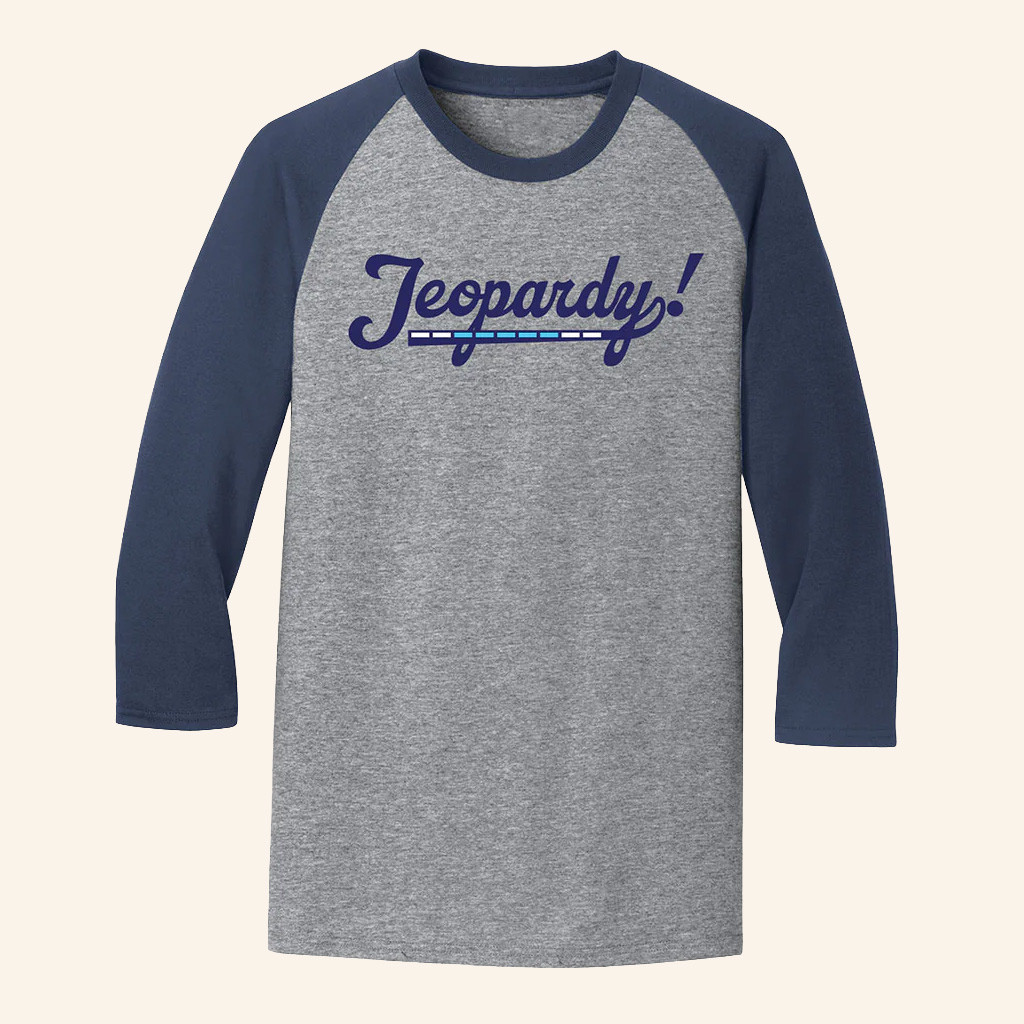 Jeopardy Merch Jeopardy Logo Raglan T-Shirt Gift Ideas For Friends