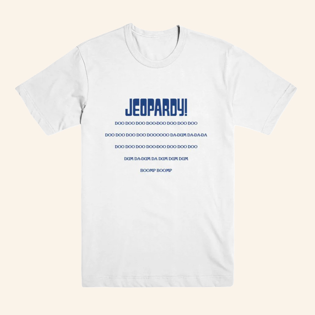 Jeopardy Merch Jeopardy Music T-Shirt Gifts For Best Friends