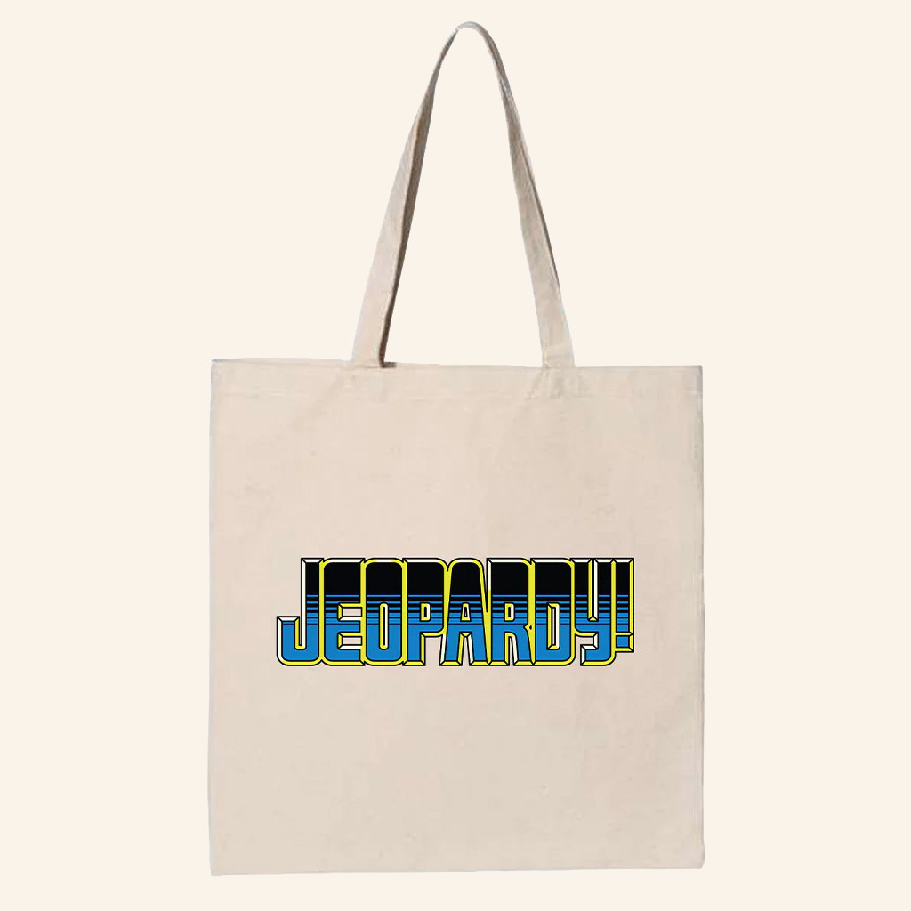 Jeopardy Merch Jeopardy Retro Logo Tote Bag Gift Ideas For Wife