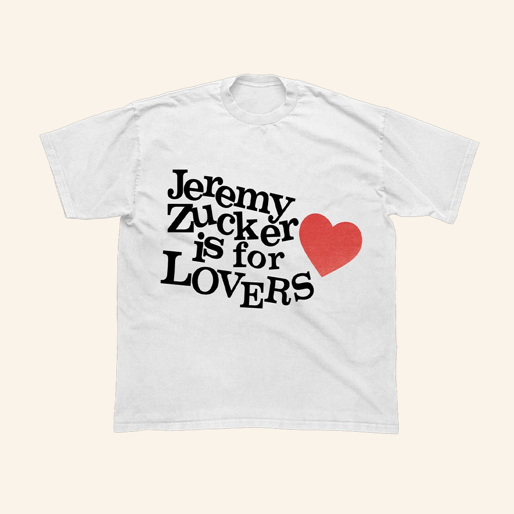 Jeremy Zucker Merch Jeremy Zucker Is For Lovers White T-Shirt Gifts For Music Fans