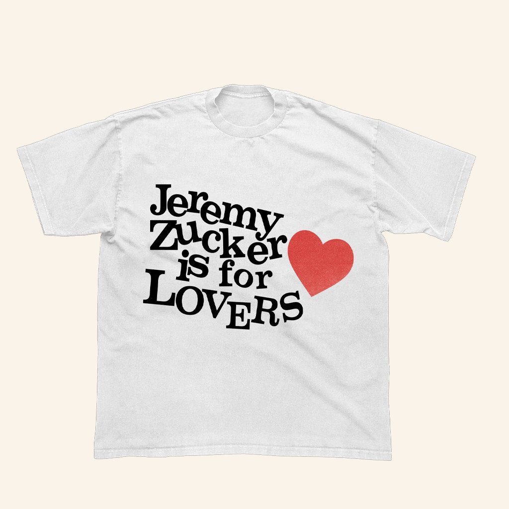 Jeremy Zucker Merch Jersey Is For Lovers White T-Shirt Birthday Gifts For Music Lovers Jeremy Zucker Merch Jersey Is For Lovers White T-Shirt Birthday Gifts For Music Lovers