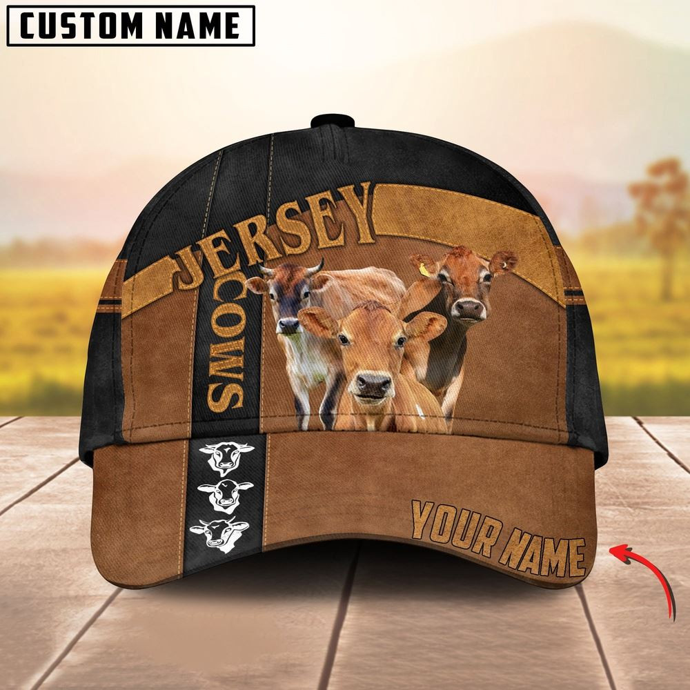 Jersey Black Traffic Line Leather Pattern Customized 3D Cap Farmer Baseball Cap Gift For Farmer