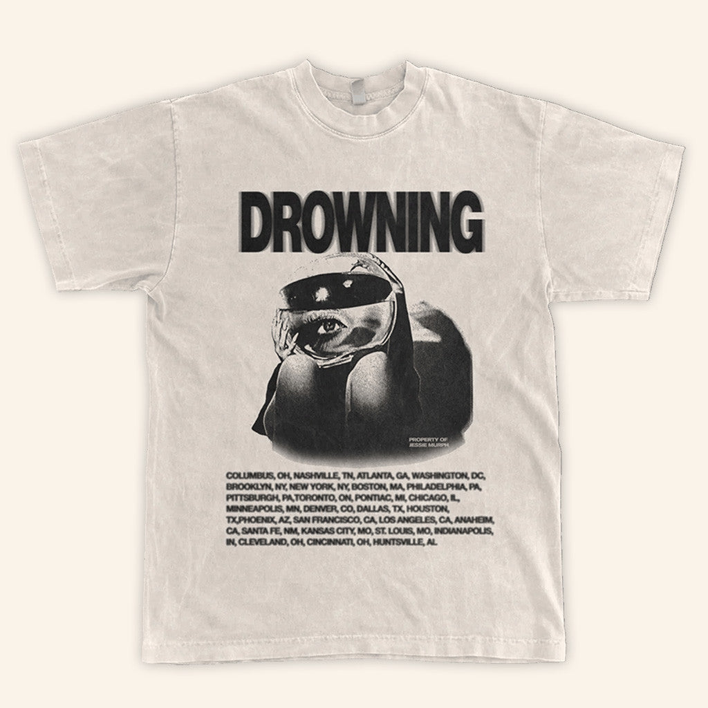 Jessie Murph Merch Drowning Tour T-Shirt Present For Wife Jessie Murph Merch Drowning Tour T-Shirt Present For Wife