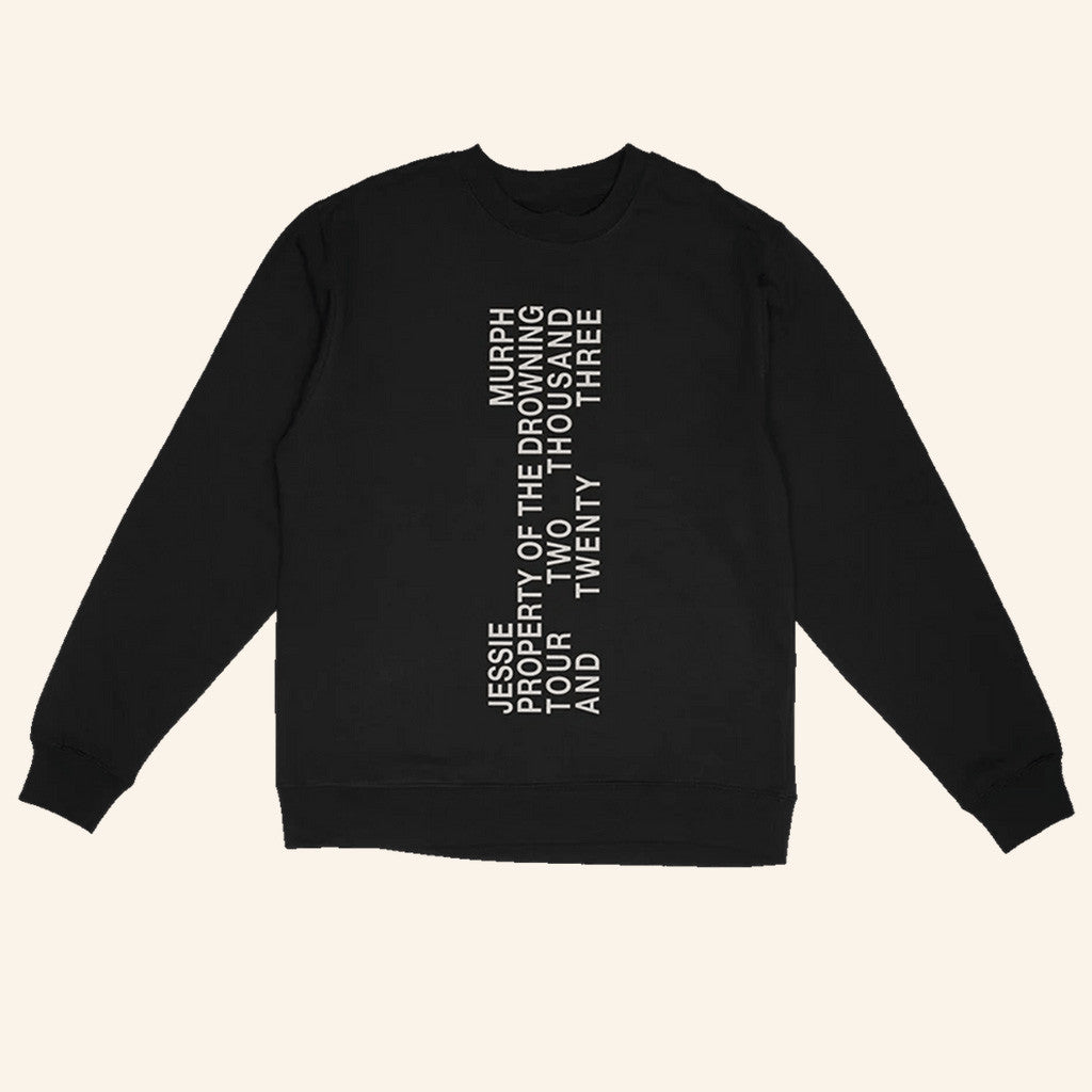 Jessie Murph Merch Property Of The Drowning Tour Crewneck Sweatshirt Gift Ideas For Fans Jessie Murph Merch Property Of The Drowning Tour Crewneck Sweatshirt Gift Ideas For Fans