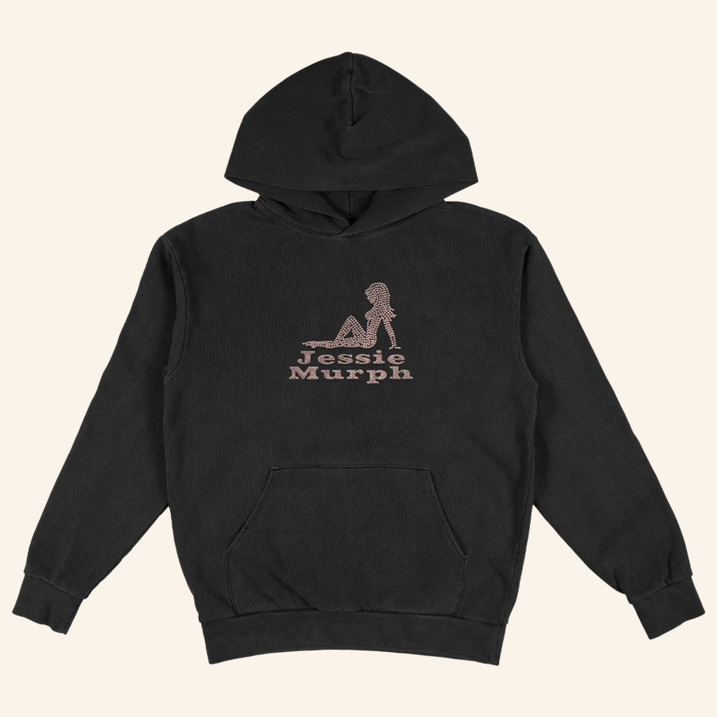 Jessie Murph Merch Rhinestone Silhouette Hoodie Best Gifts For Her Jessie Murph Merch Rhinestone Silhouette Hoodie Best Gifts For Her