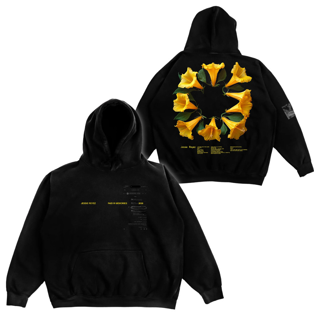 Jessie Reyez Merch Paid In Memories Hoodie 2025 Jessie Reyez Tour Concert Fan Merch