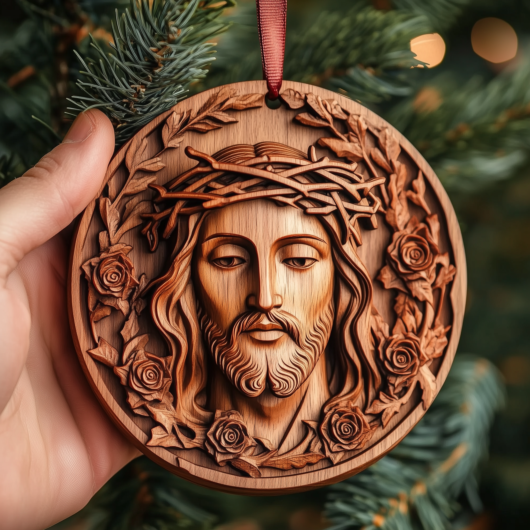 Jesus Acrylic Ornament Christmas Ornament for Friends