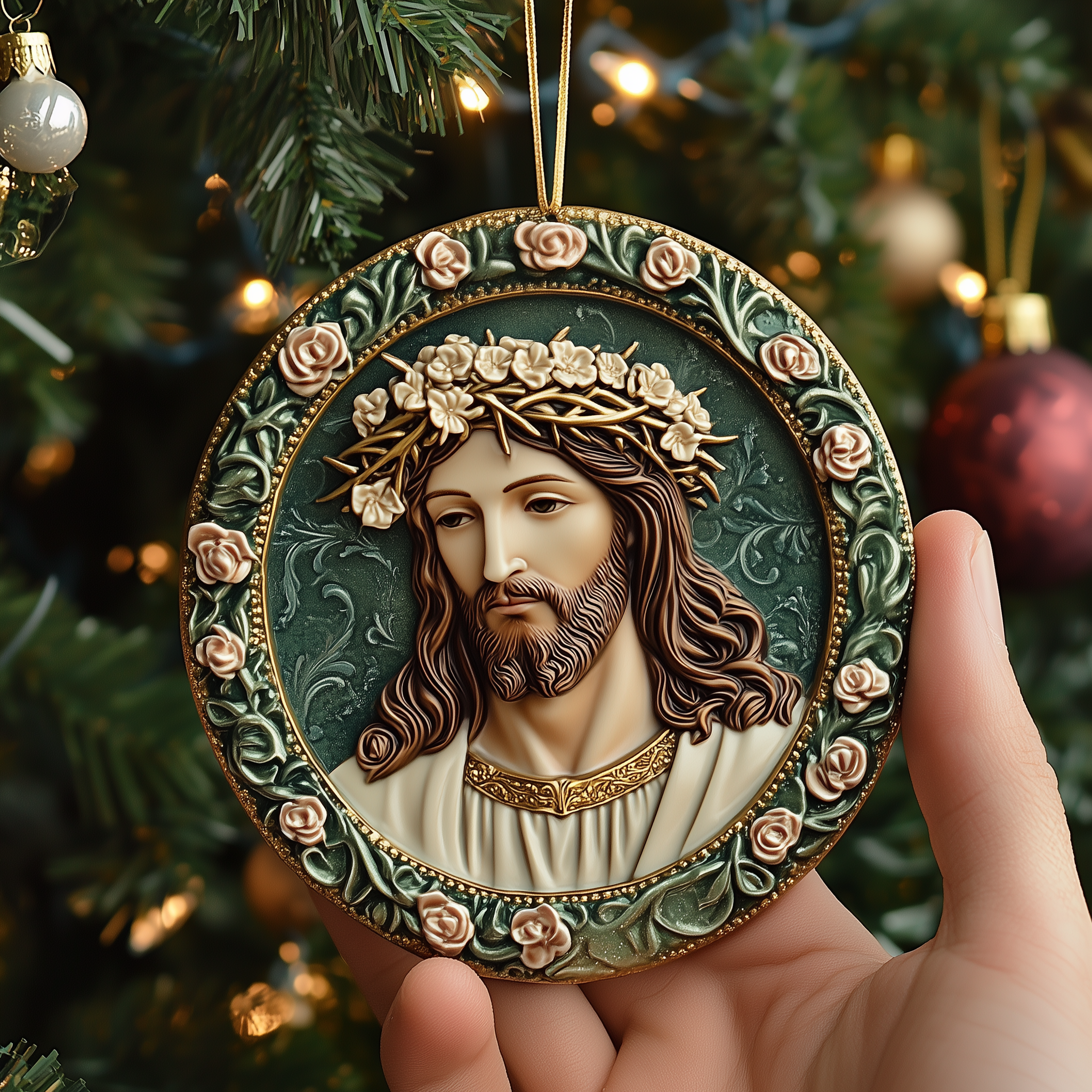 Jesus Acrylic Ornament Unique Christmas Gift