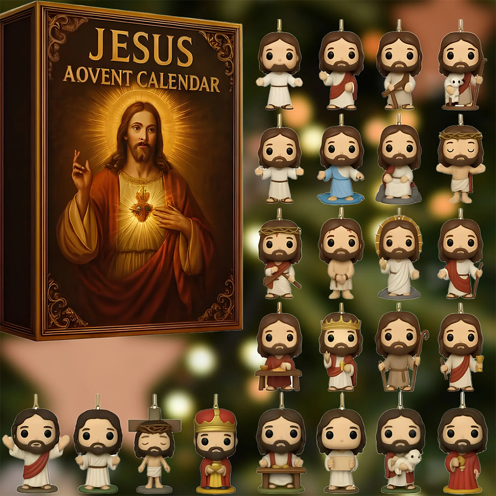 Jesus Advent Calendar 2025 Christmas Countdown Calendar Jesus Gifts For Christmas
