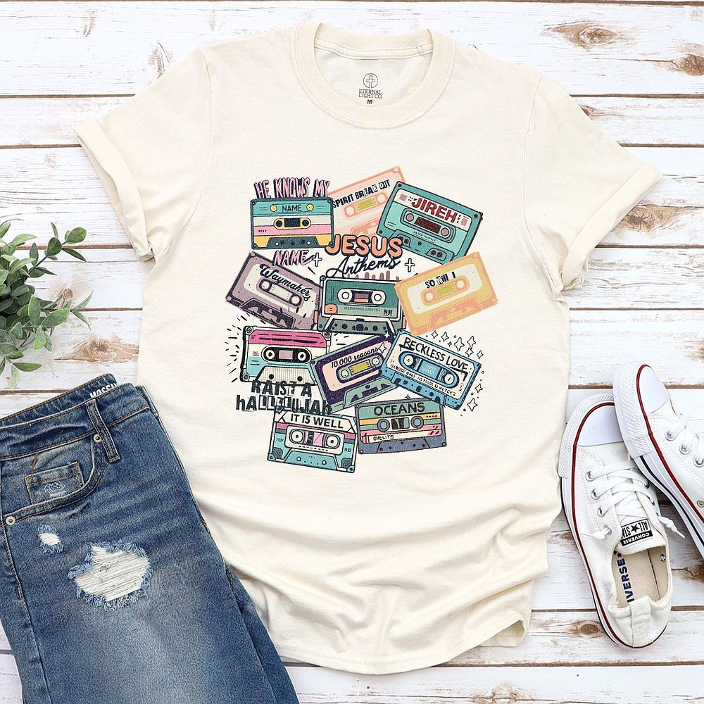 Jesus Anthems Women's T-Shirt Christian Apparel Gifts For Daughter