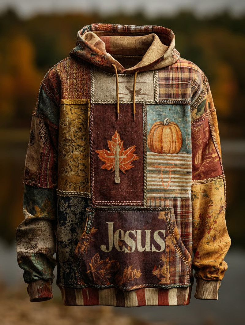Jesus Autumn Pumpkin Harvest Hoodie Christian Faith Fall Seasonal Gift For Believers Best Ideas