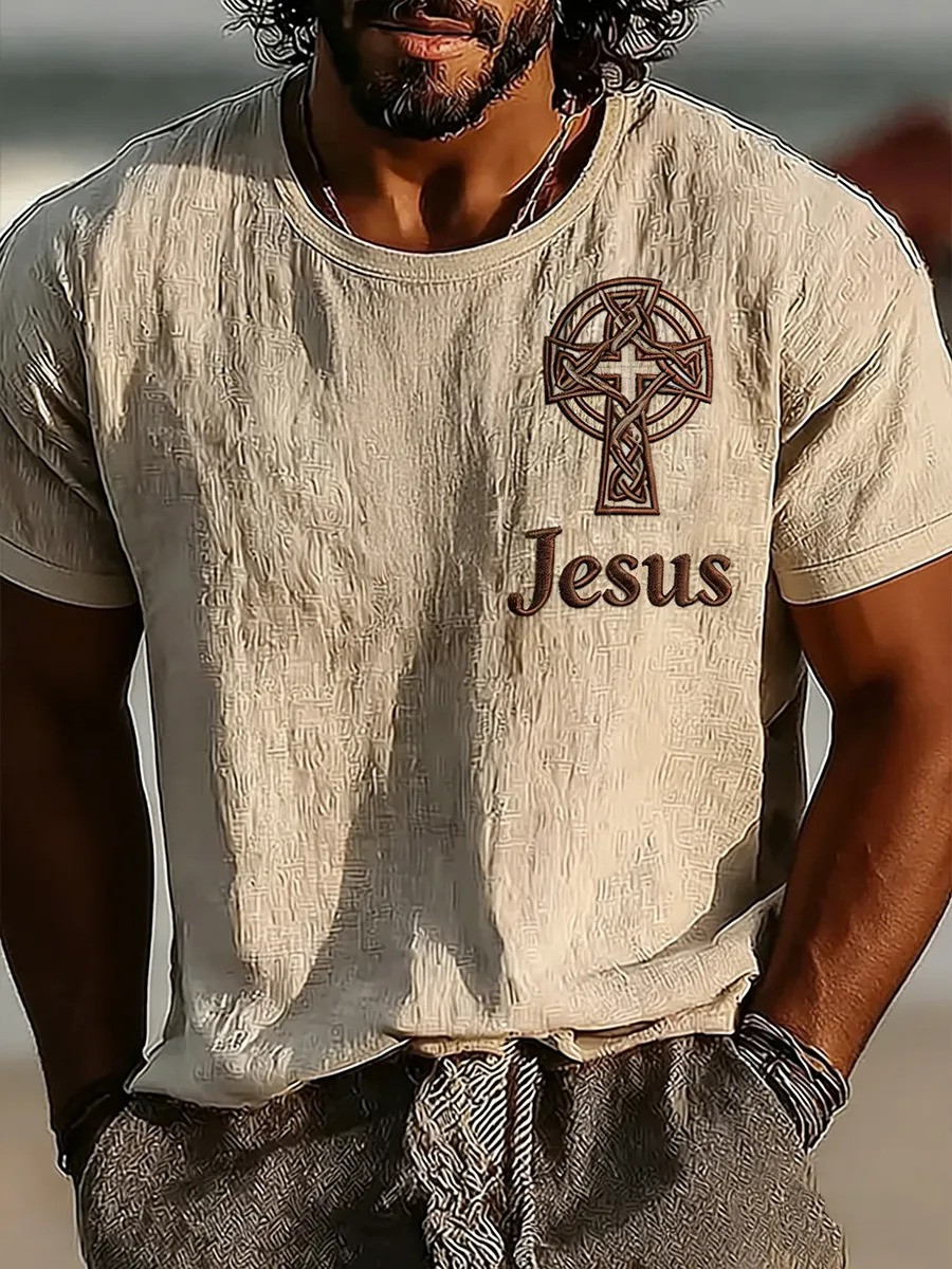 Jesus Celtic Cross T-Shirt Christian Heritage Faith Apparel Trending Best Gift For Jesus Believers
