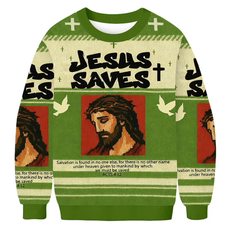 Jesus Christ Let's Turn This Water Into Wine Ugly Sweater Christian Clothing Xmas Gift Ideas