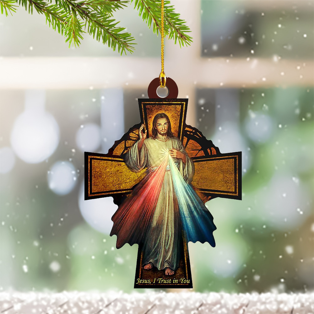 Jesus Christmas Ornament Christian Christmas Ornament 2024 Jesus I Trust In You