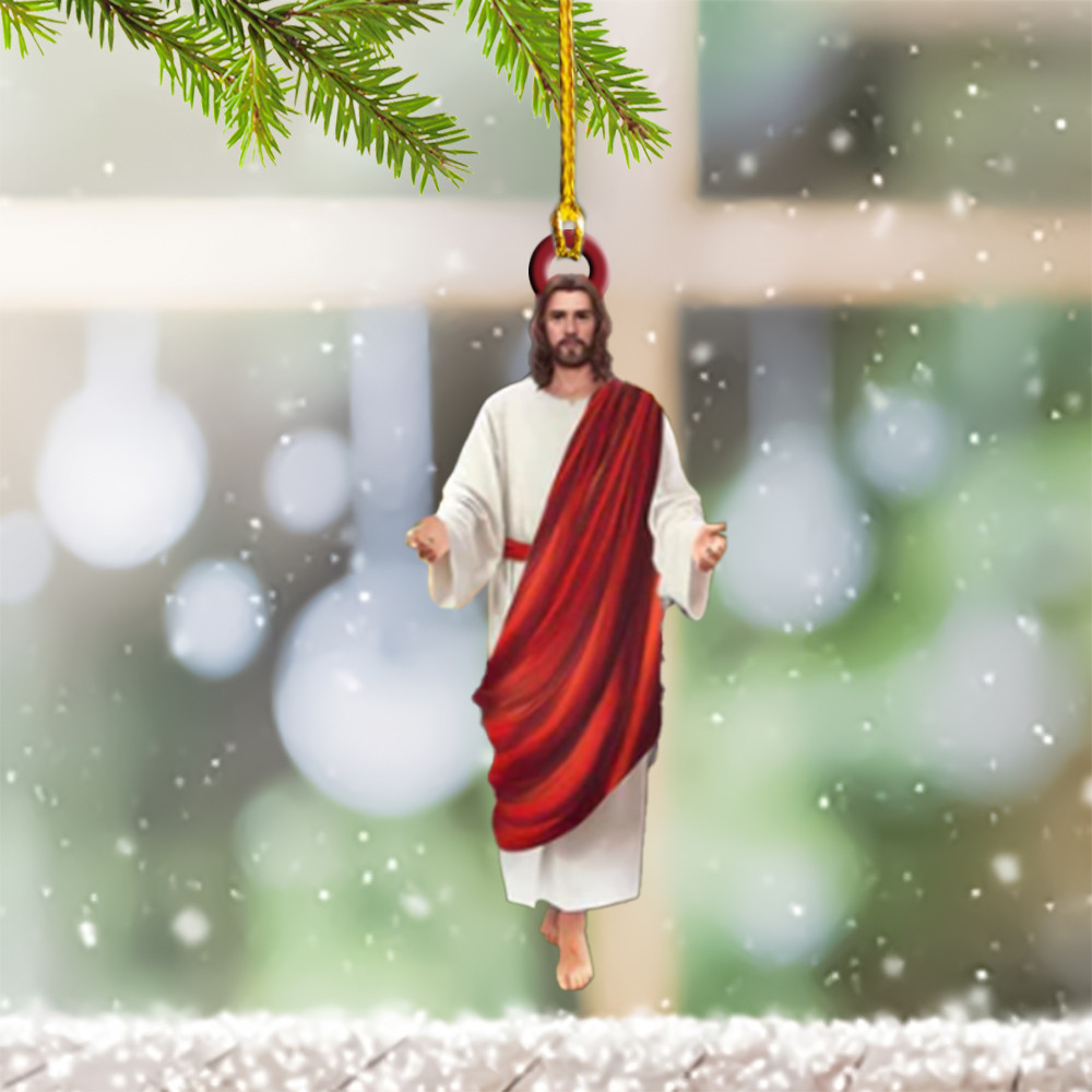 Jesus Christmas Ornament Christian Christmas Ornaments Xmas Tree Decoration Ideas
