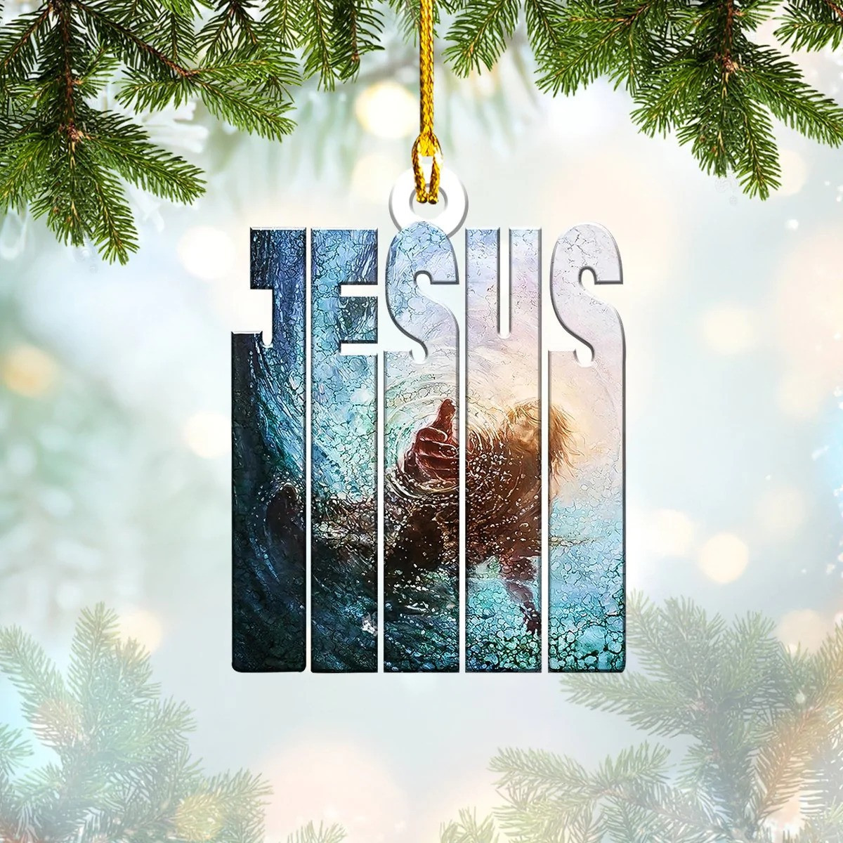 Jesus Christmas Ornament Religious Ornaments For Christmas 2024 Gifts