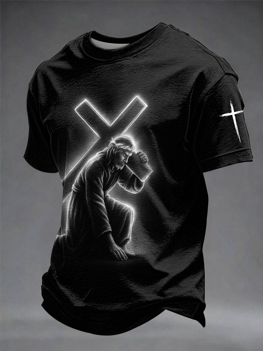 Jesus Cross T-Shirt Christian Faith Cross Clothing Best Gift For Husband