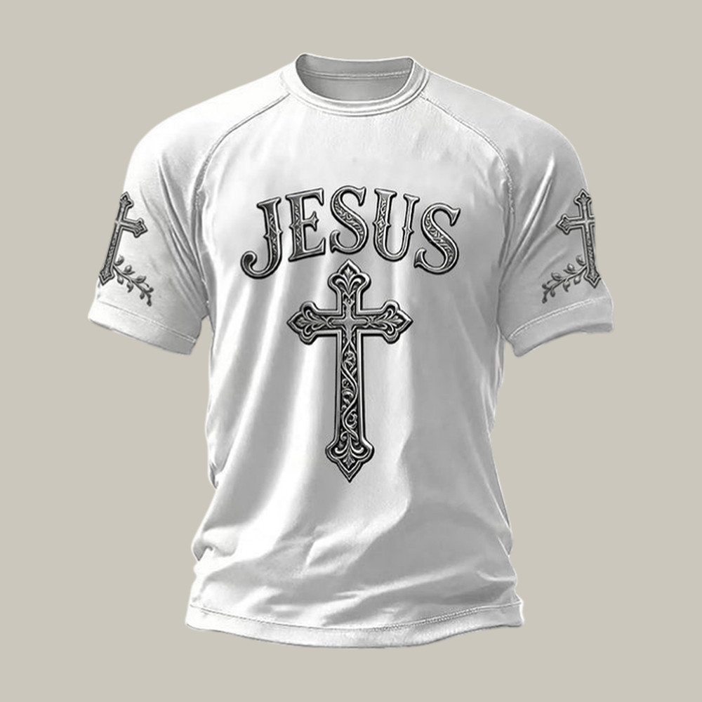 Jesus Faith Cross T-Shirt Faith In Jesus Shirt Present Idea For Christians