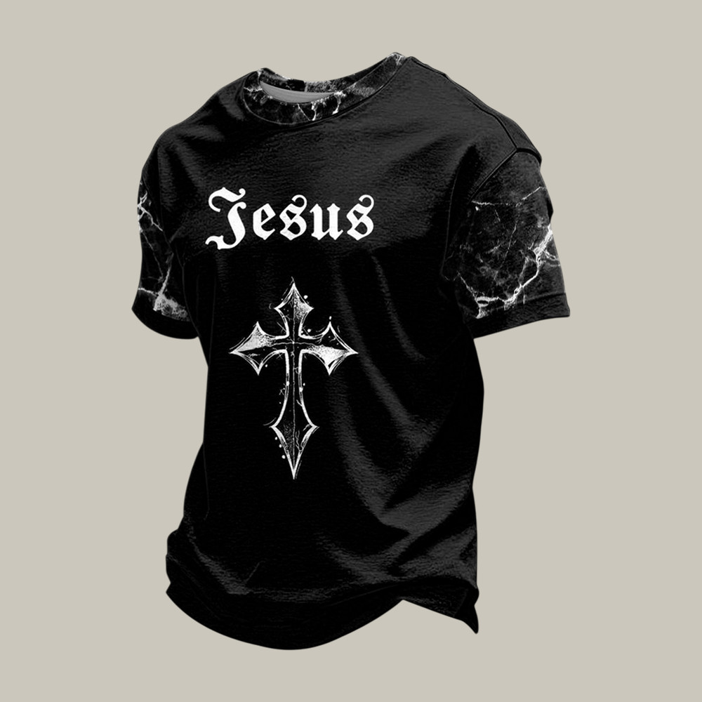 Jesus Faith Vintage T-Shirt Faith Based Shirt Present Idea For Father's Day