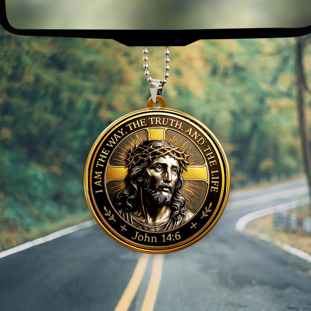 Jesus I Am The Way The Truth And The Life Car Ornament Christian Present Ideas