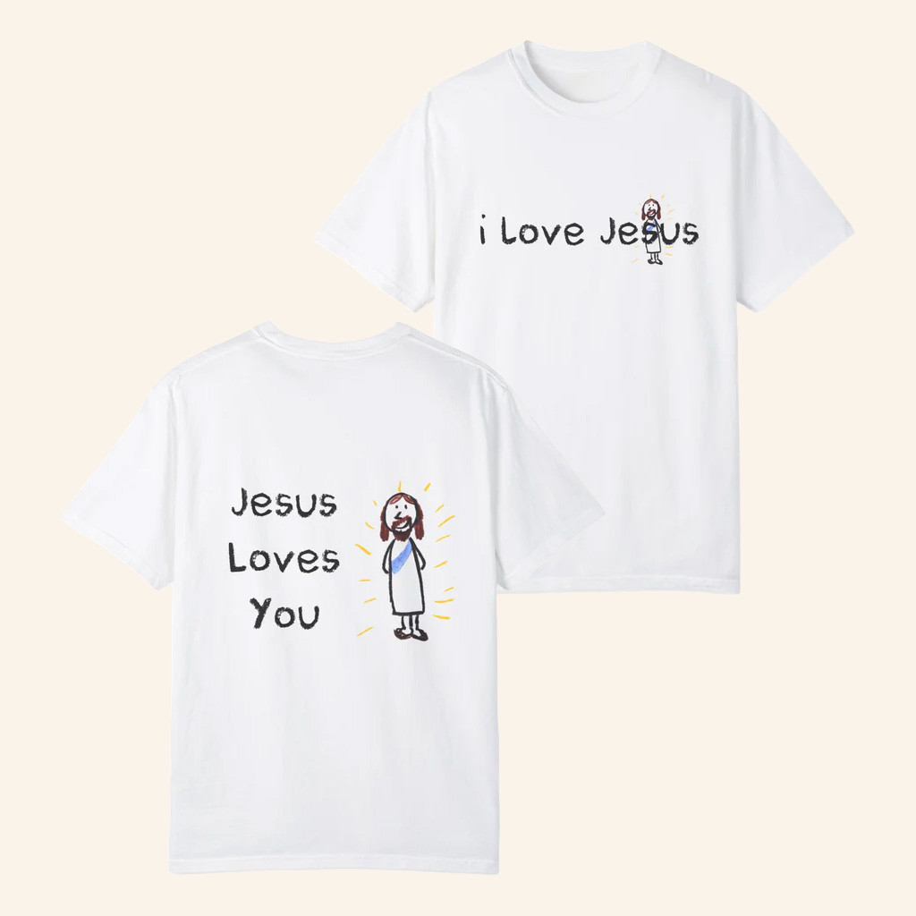 Jesus In The Street Merch I Love Jesus Jesus Loves You Cartoon Shirt Gifts For Besties Jesus In The Street Merch I Love Jesus Jesus Loves You Cartoon Shirt Gifts For Besties