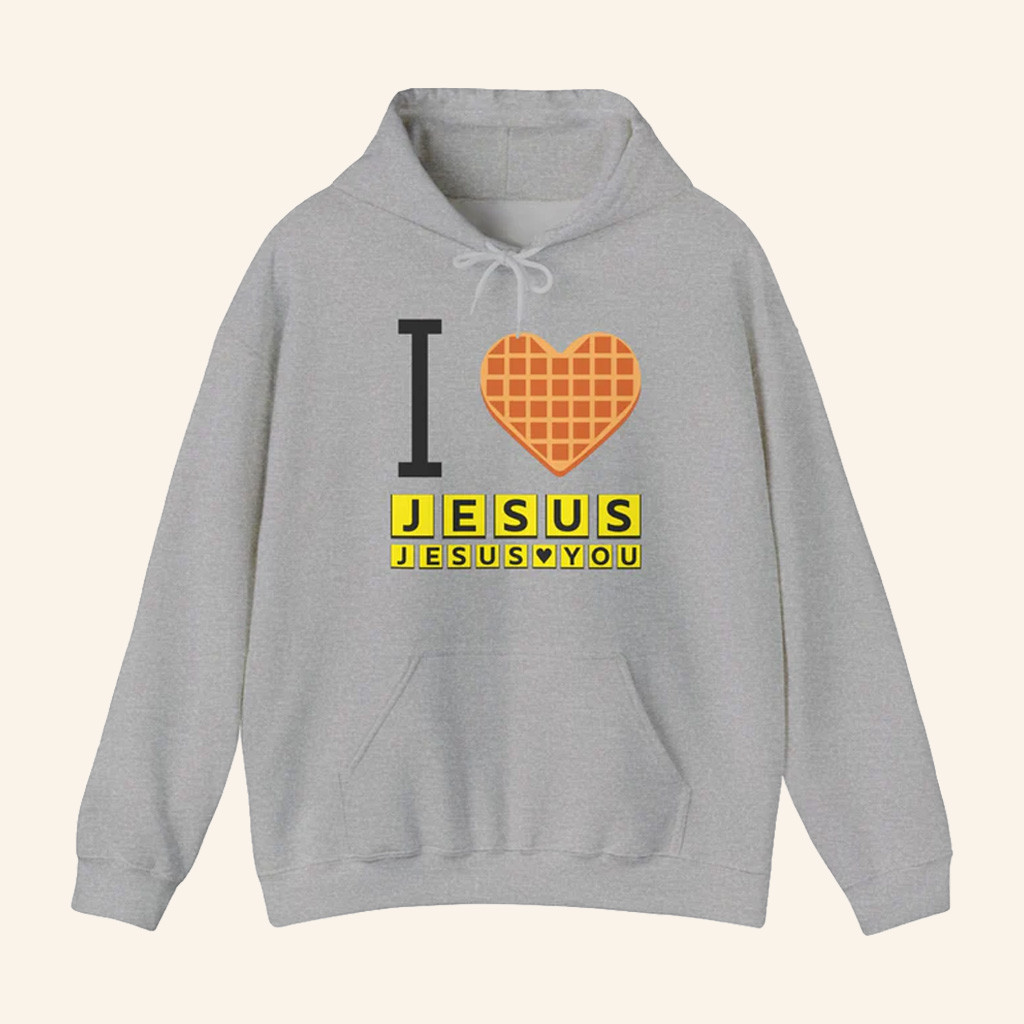 Jesus In The Street Merch I Love Jesus Jesus Loves You Waffle Hoodie Gifts For Girlfriend Jesus In The Street Merch I Love Jesus Jesus Loves You Waffle Hoodie Gifts For Girlfriend