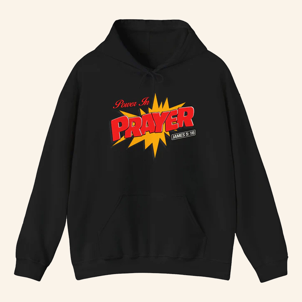 Jesus In The Street Merch Power In Prayer 90's Cartoon Hoodie Black Gifts For Dad Jesus In The Street Merch Power In Prayer 90's Cartoon Hoodie Black Gifts For Dad