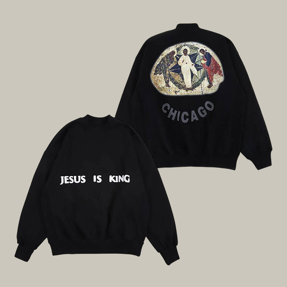 Jesus Is King Kanye West Sweatshirt Kanye West 2026 World Tour Apparel Present Idea For Fans