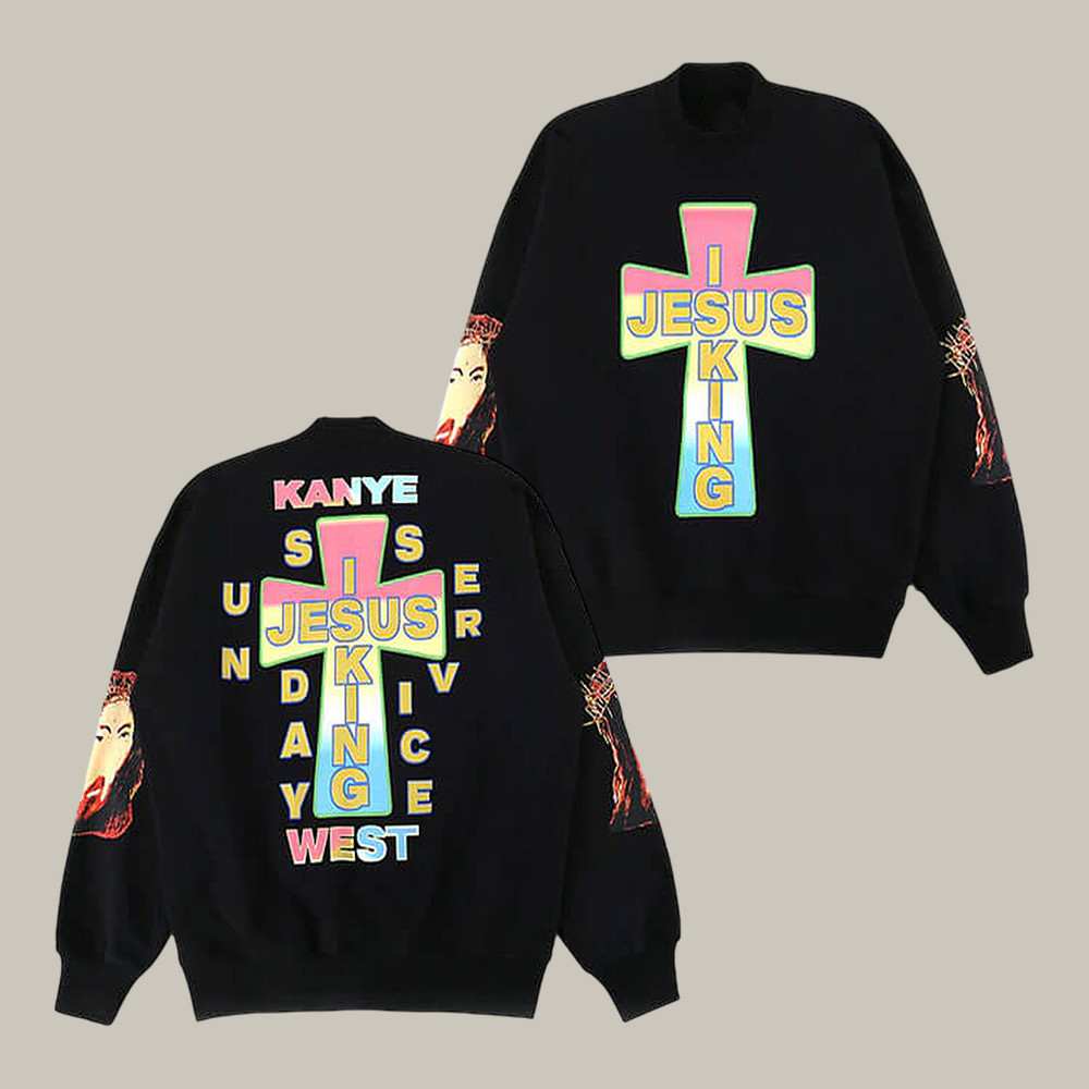 Jesus Is King Kanye West Sweatshirt Kanye West World Tour Merch Best Gift For Christian