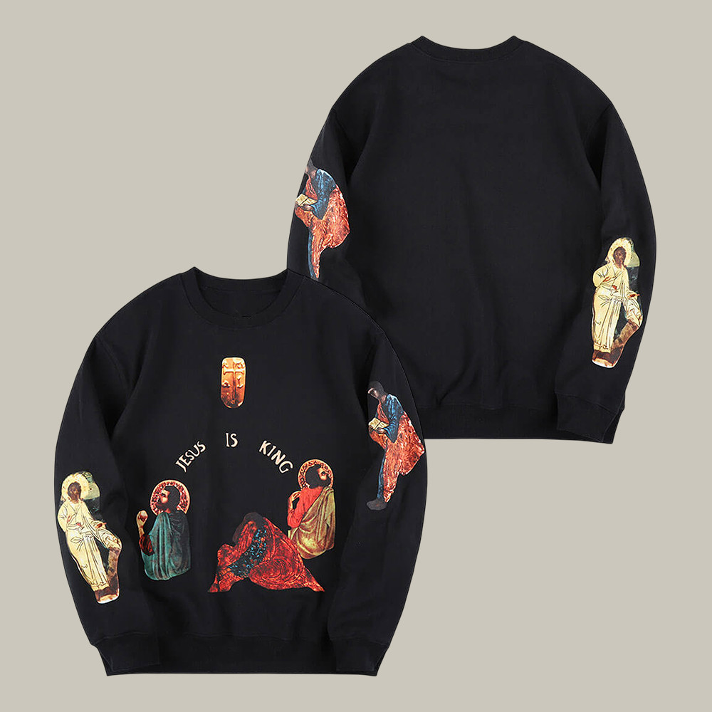 Jesus Is King Kanye West Sweatshirt Kanye West World Tour Merch Unique Gift For Fans