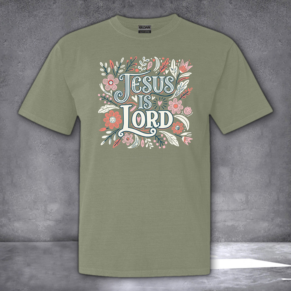 Jesus Is Lord Shirt Women's Christian T-Shirt Gifts For Girlfriend Christmas Gift for Him