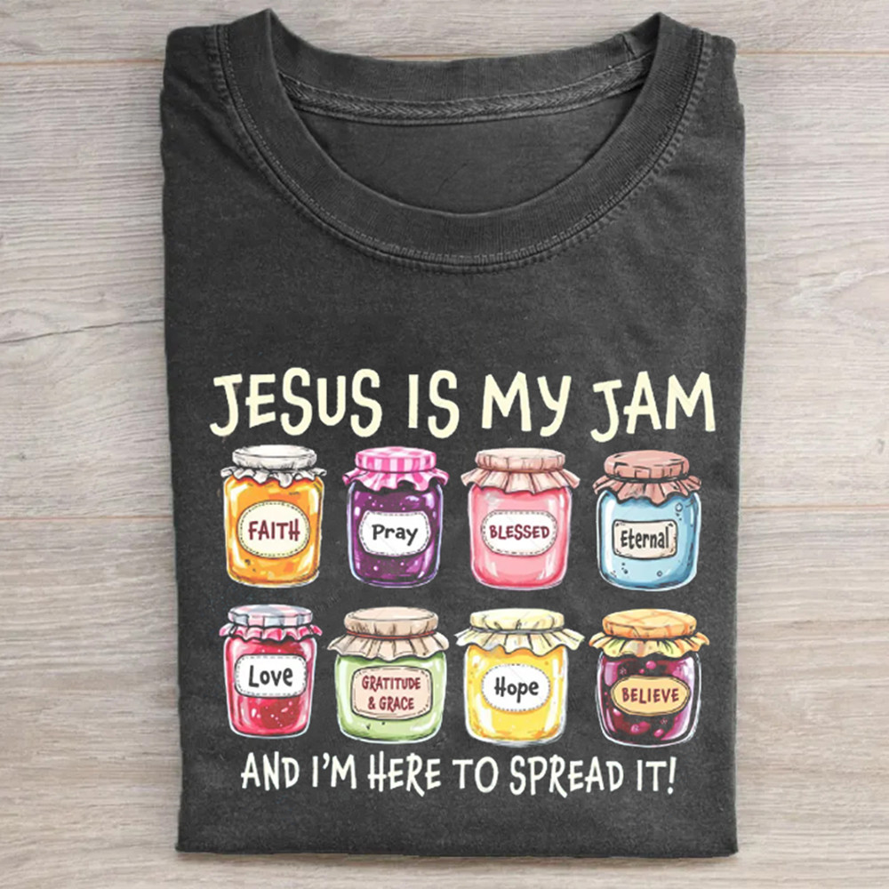 Jesus Is My Jam T-Shirt And I'm Here To Spread it Christian Shirt Gift Idea For Girlfriend