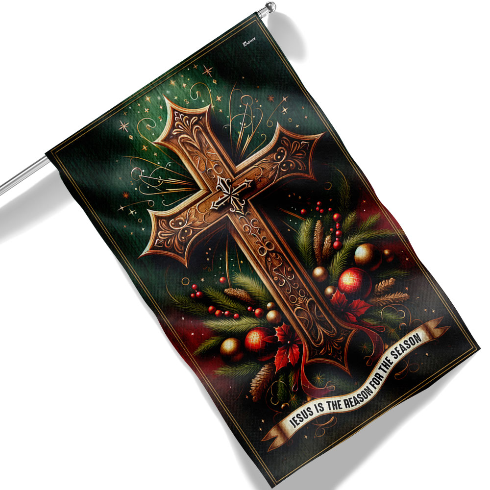 Jesus Is The Reason For The Season Christmas Flag Christmas 2025