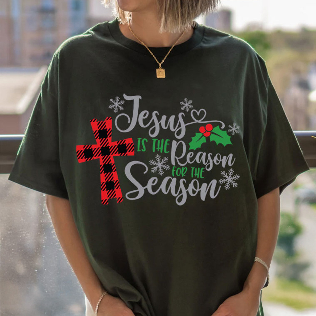 Jesus Is The Reason For The Season Christmas Religious Shirt Christmas Gift Ideas For Her Jesus Is The Reason For The Season Christmas Religious Shirt Christmas Gift Ideas For Her