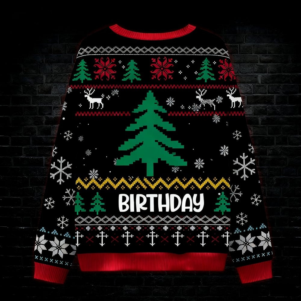 Jesus It's Your Birthday Ugly Christmas Sweater Funny Jesus Xmas Oufit Gifts For Catholic