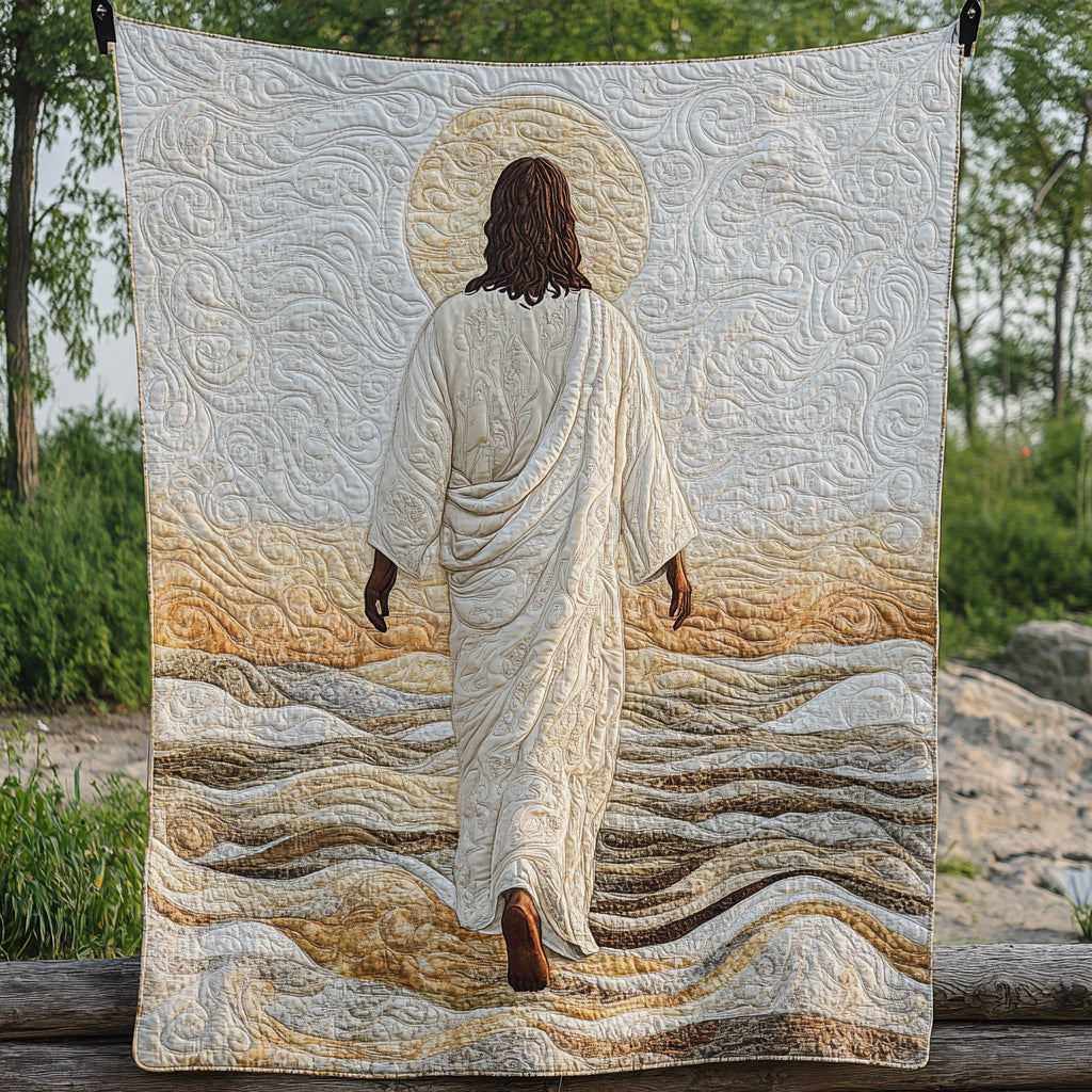 Jesus Lifting Hope Quilted Blanket Best Throw Blanket Unique Gifts For Horse Owners