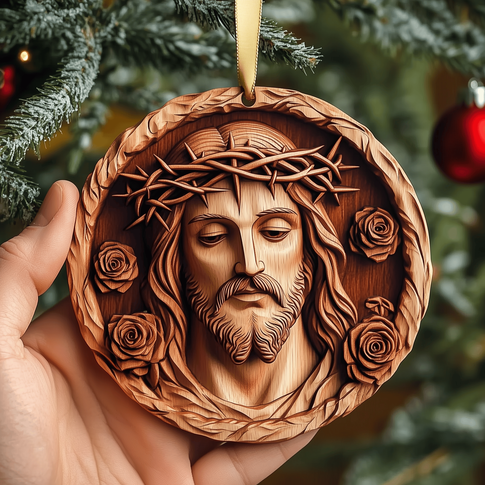 Jesus Mica Ornament Create a Picture-Perfect Tree with Our Ornaments