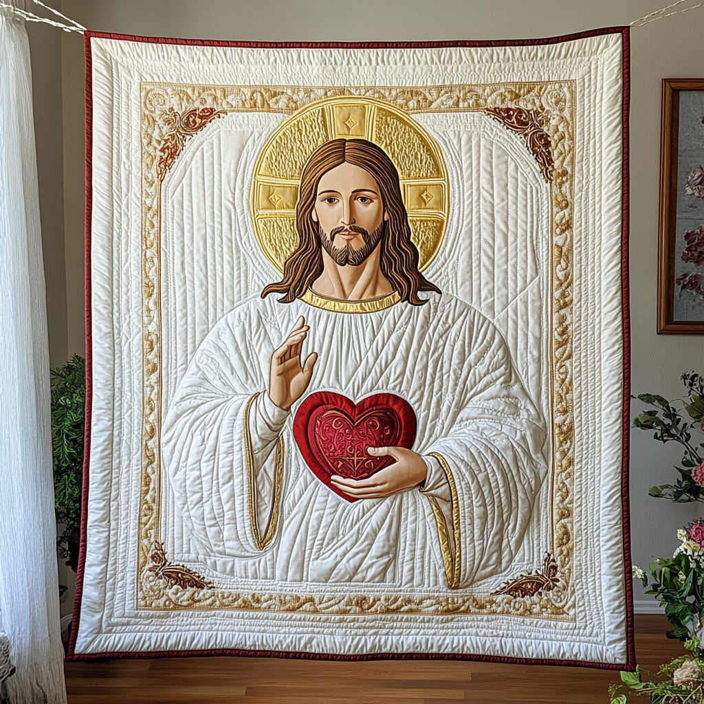 Jesus Quilted Blanket Cute Cozy BlanketUnique Easter Gifts Holiday