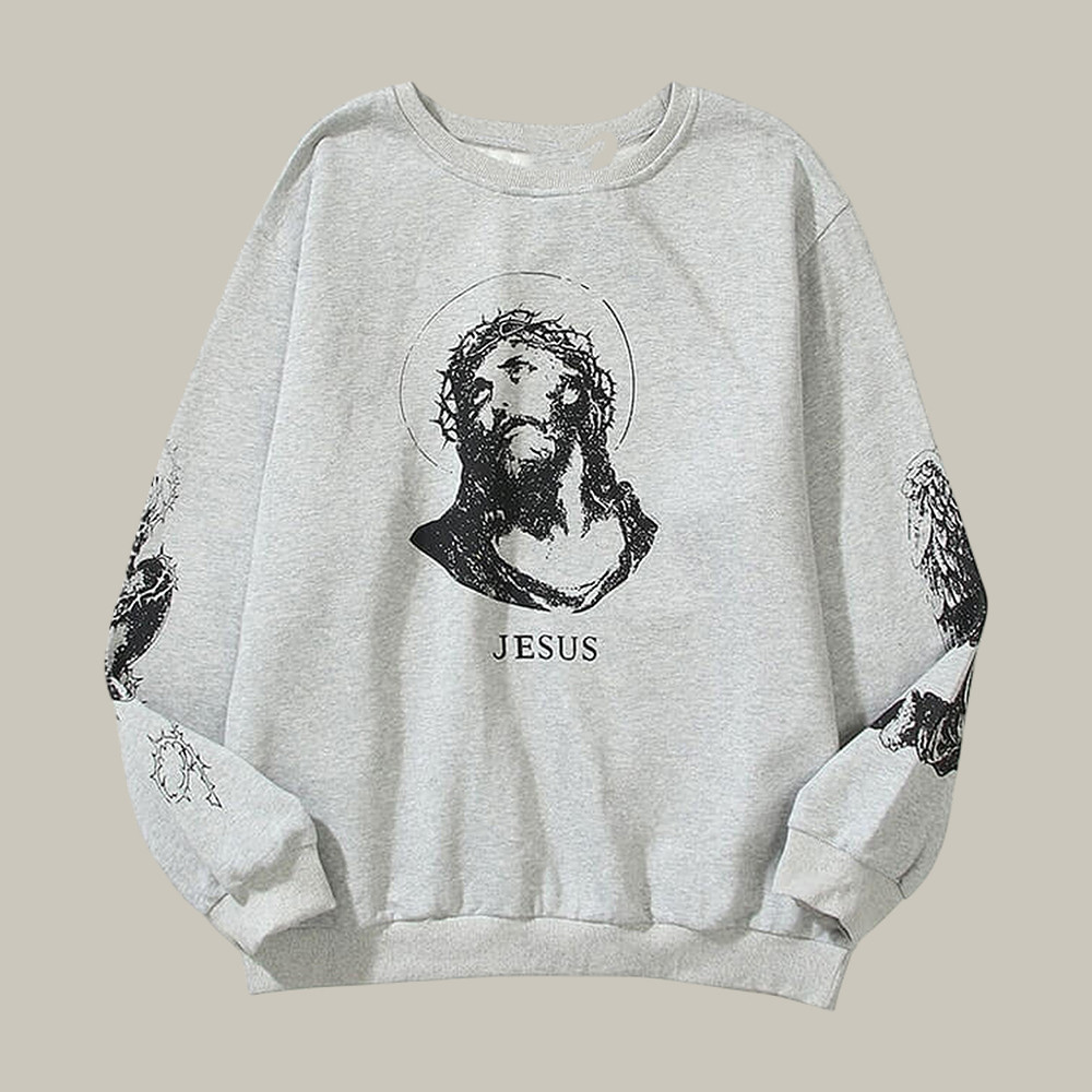 Jesus Saint Kanye West Sweatshirt Kanye West 2026 World Tour Apparel Christian Gift For Fans
