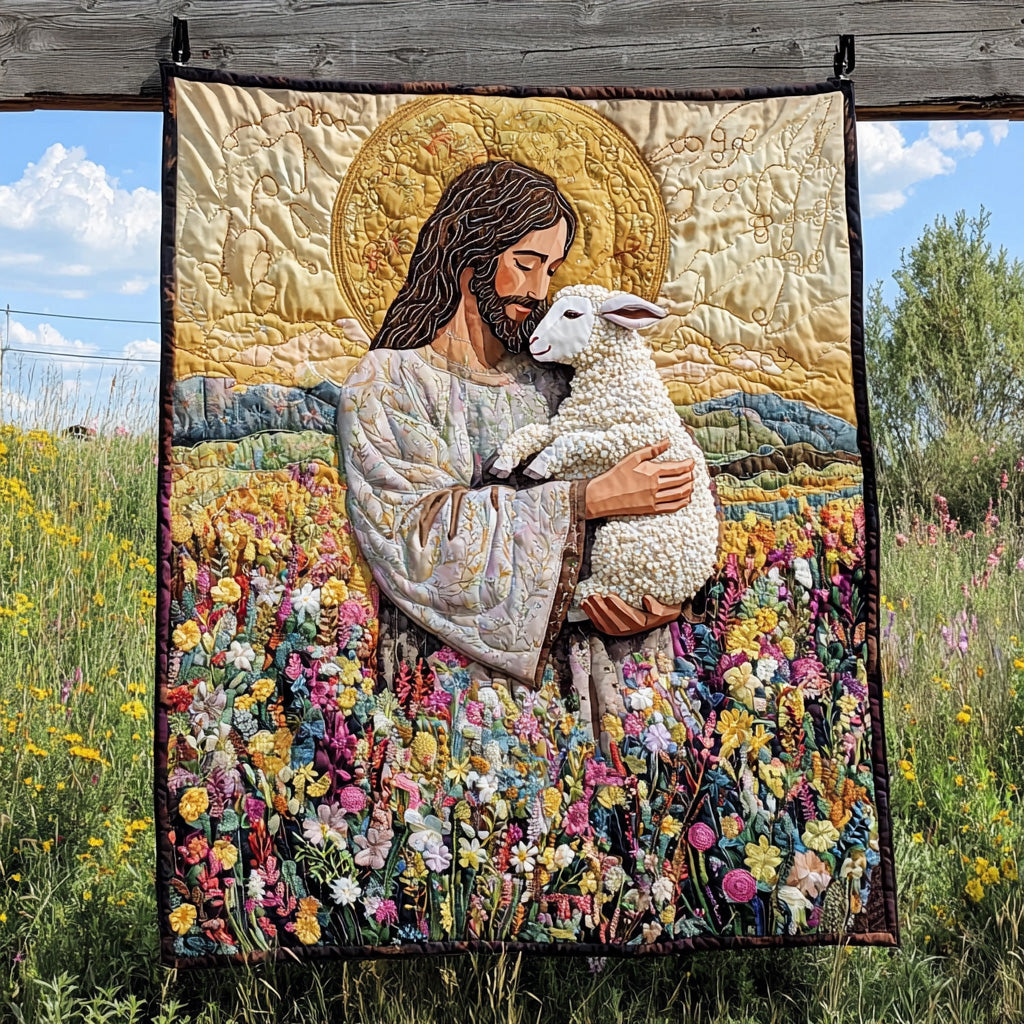 Jesus The Savior Quilted Blanket Cute Throw Blanket Best Hummingbird Christmas Gifts