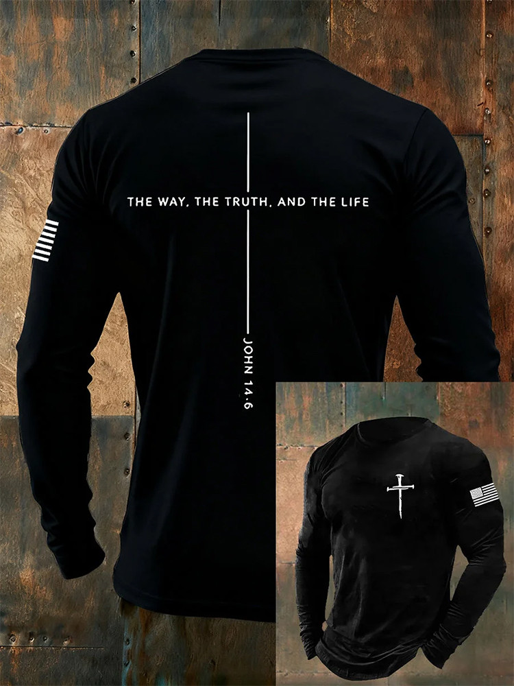 Jesus The Way The Truth The Life John 14 6 Long Sleeve Shirt Clothing Gift For Brothers