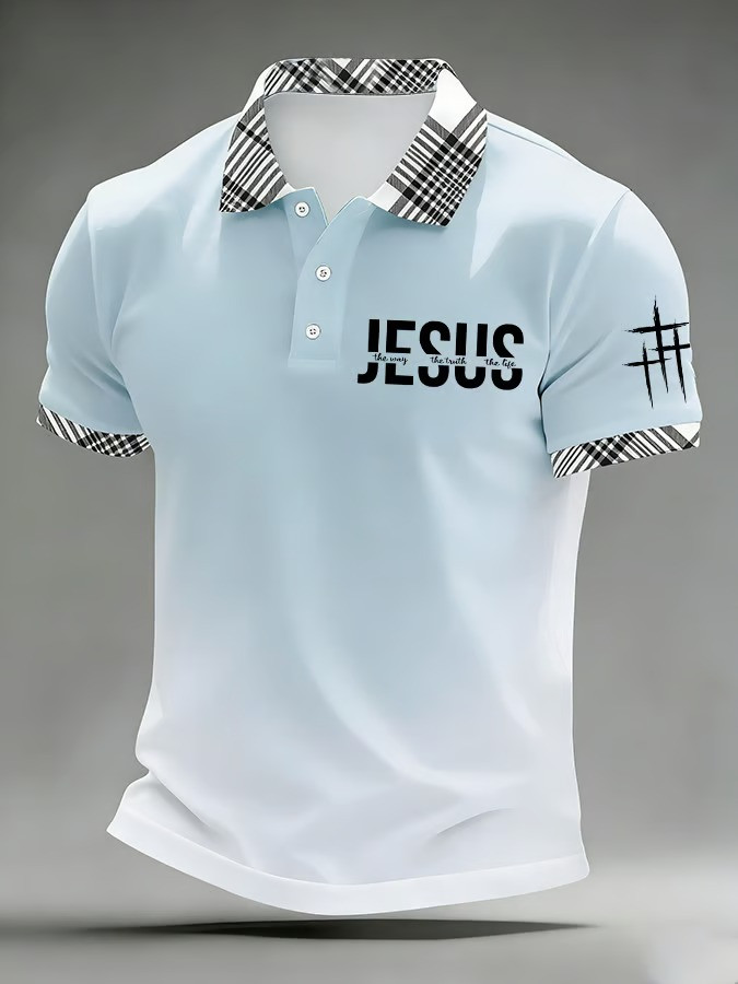 Jesus The Way The Truth The Life Polo Shirt Christian Faith Apparel Best Gift For Believers Ideas