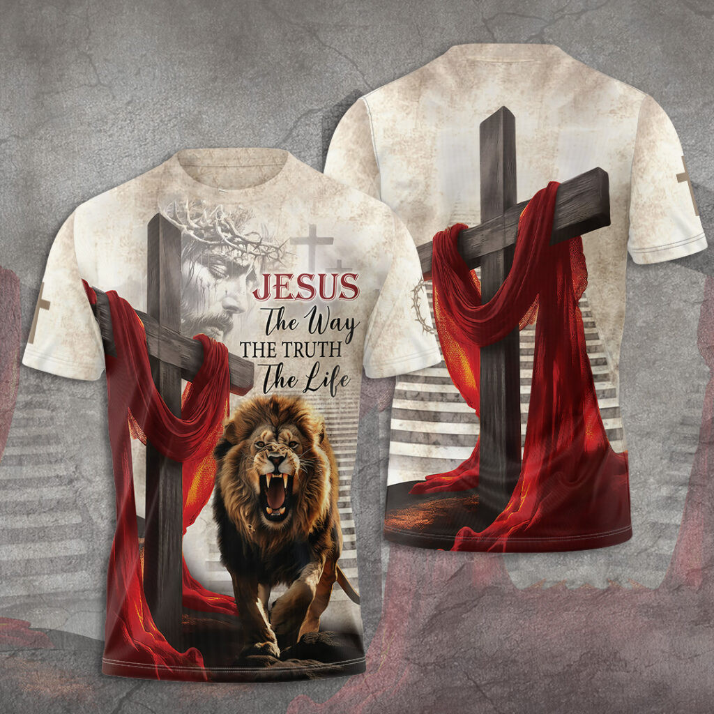 Jesus The Way The Truth The Life T-Shirt Best Christian Apparel Christmas Ideas For Him