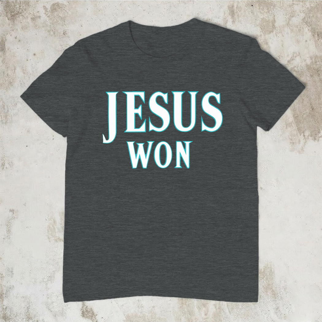 Jesus Won Christian T-Shirt Trending Viral Shirt Fan Gear Fan Gift Ideas Best Gift For Supporters
