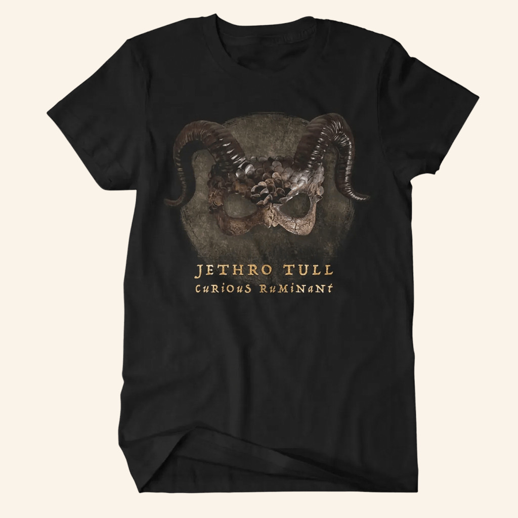 Jethro Tull Merch Curious Ruminant T-Shirt Gifts For Rock Music Lovers