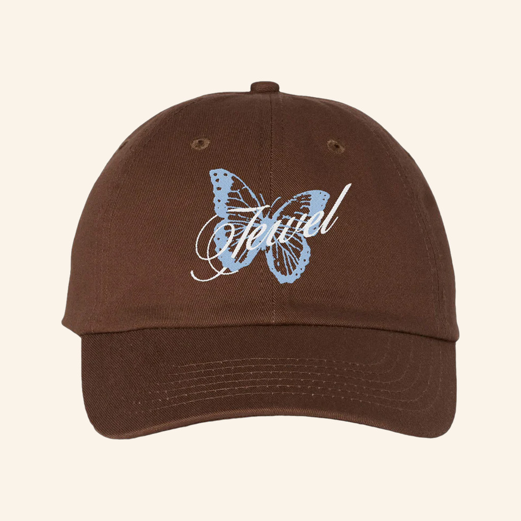 Jewels Merch Butterfly Script Hat Embroidered Christmas Ideas For Wife Jewels Merch Butterfly Script Hat Embroidered Christmas Ideas For Wife